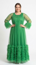 Robe Sarah – Studio J | Vert