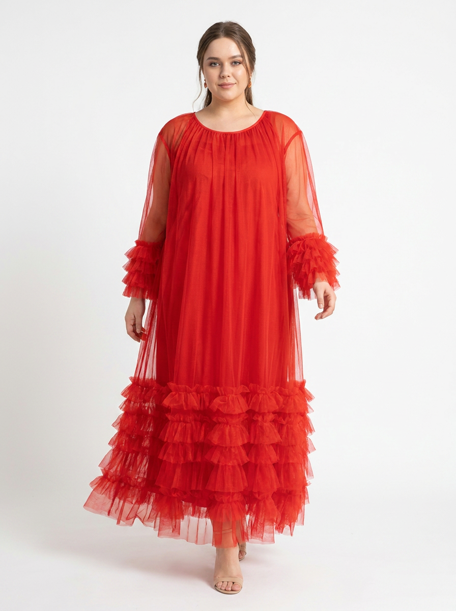 Robe Sarah – Studio J | Rouge