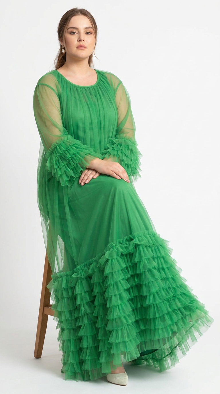 Robe Sarah – Studio J | Vert