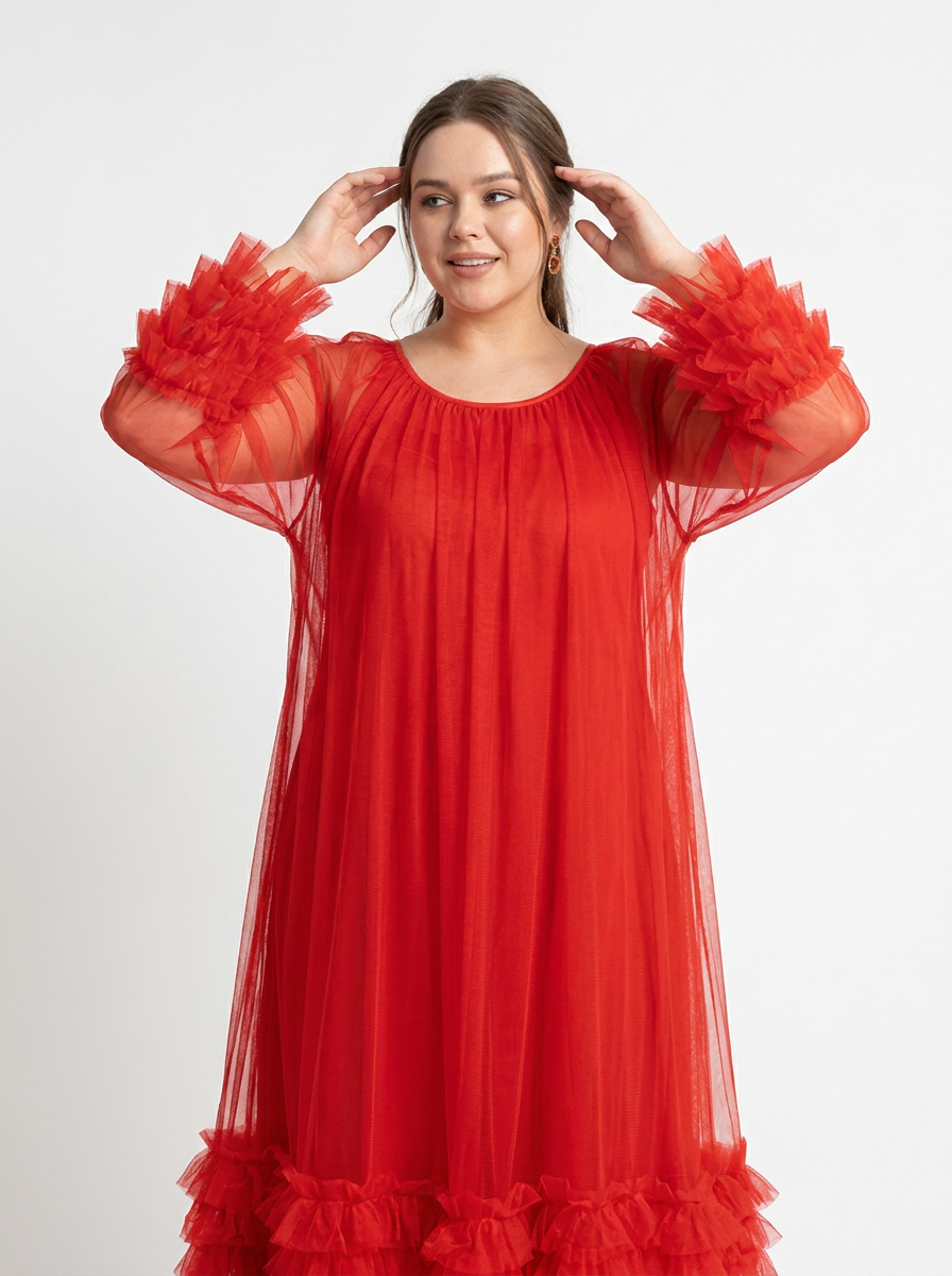 Robe Sarah – Studio J | Rouge