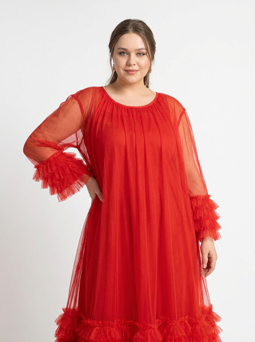 Robe Sarah – Studio J | Rouge