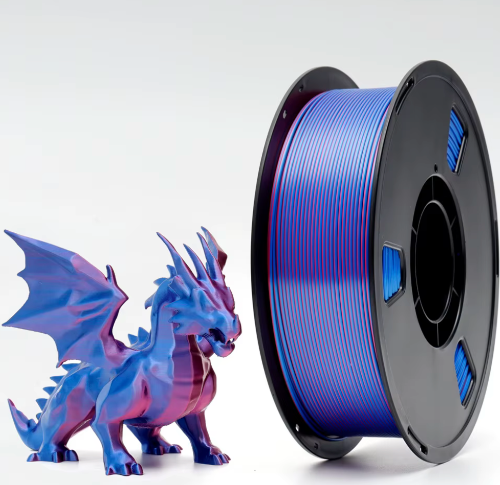 Pack Filament 3D PLA Silk – 1.75 mm – Bi color surprise - Studio J