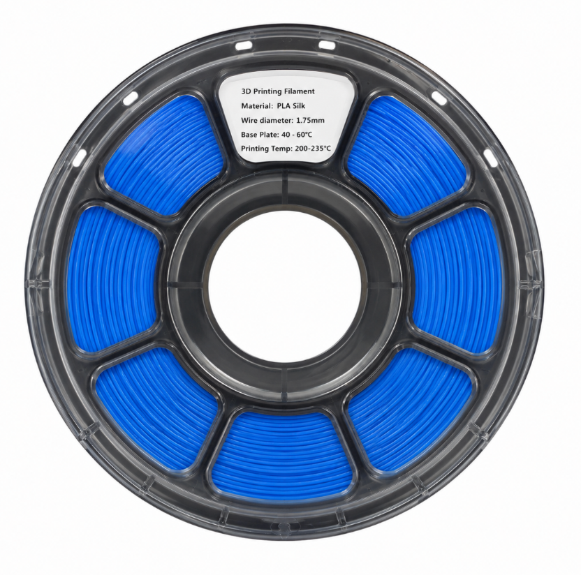 Filament 3D PLA Silk – 1.75 mm – 1 kg Bleu Vert