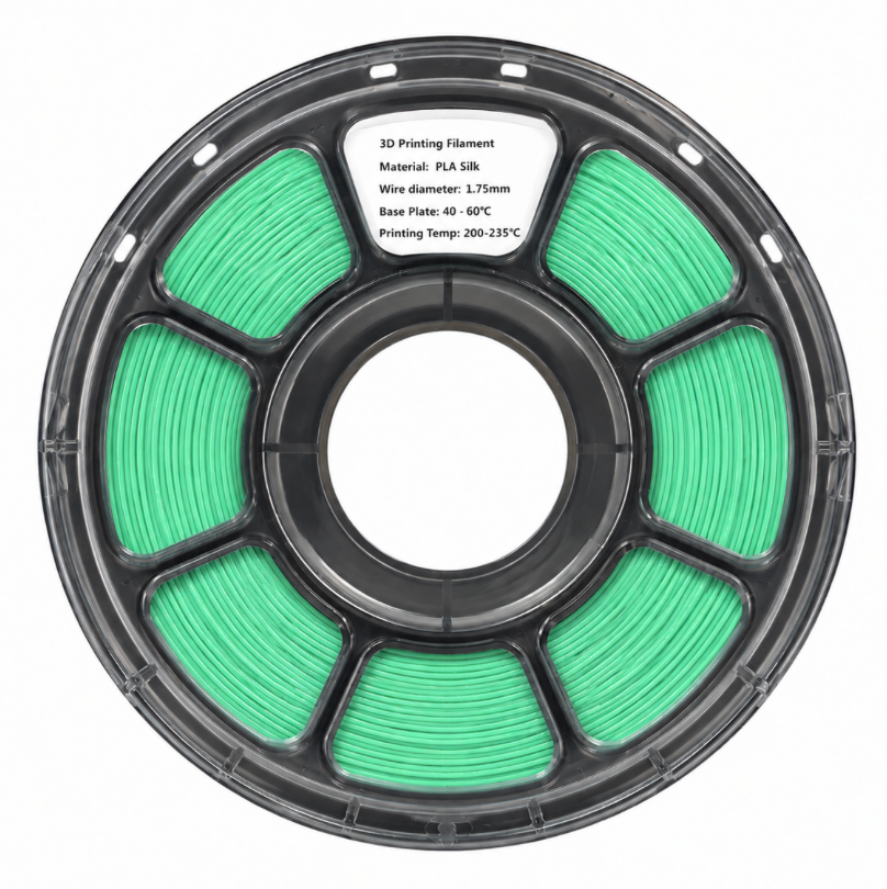 Filament 3D PLA Silk – 1.75 mm – 1 kg Bleu Vert