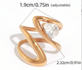Bague wave – Studio J
