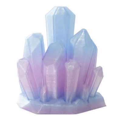 Filament 3D PLA Crystal – 1.75 mm – 1 kg - Violet Bleu - Studio J