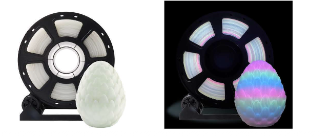 Filament 3D PLA Fluorescent – 1.75 MM – 1 KG - Arc en ciel - Studio J