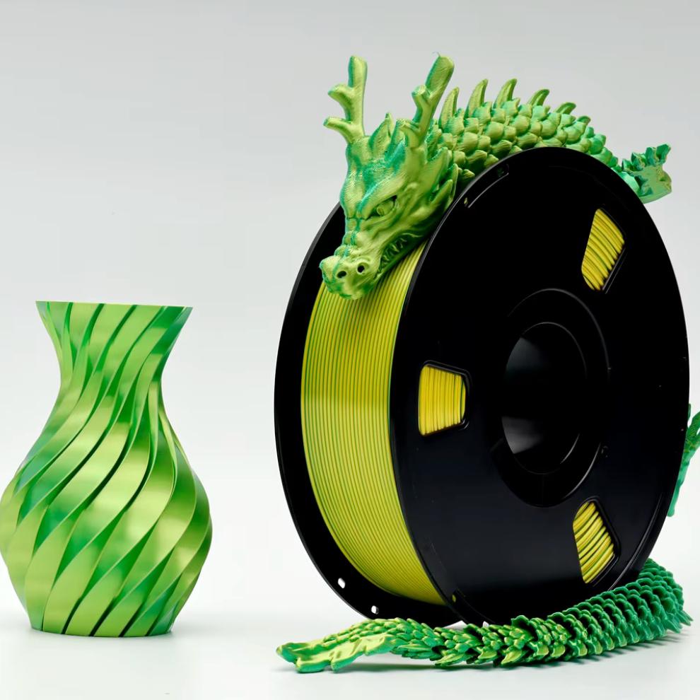 Pack Filament 3D PLA Silk – 1.75 mm – Bi color surprise - Studio J