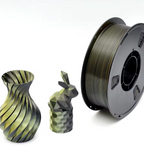 Filament 3D PLA Silk Bi-Color 1.75 mm 1 kg Noir Jaune