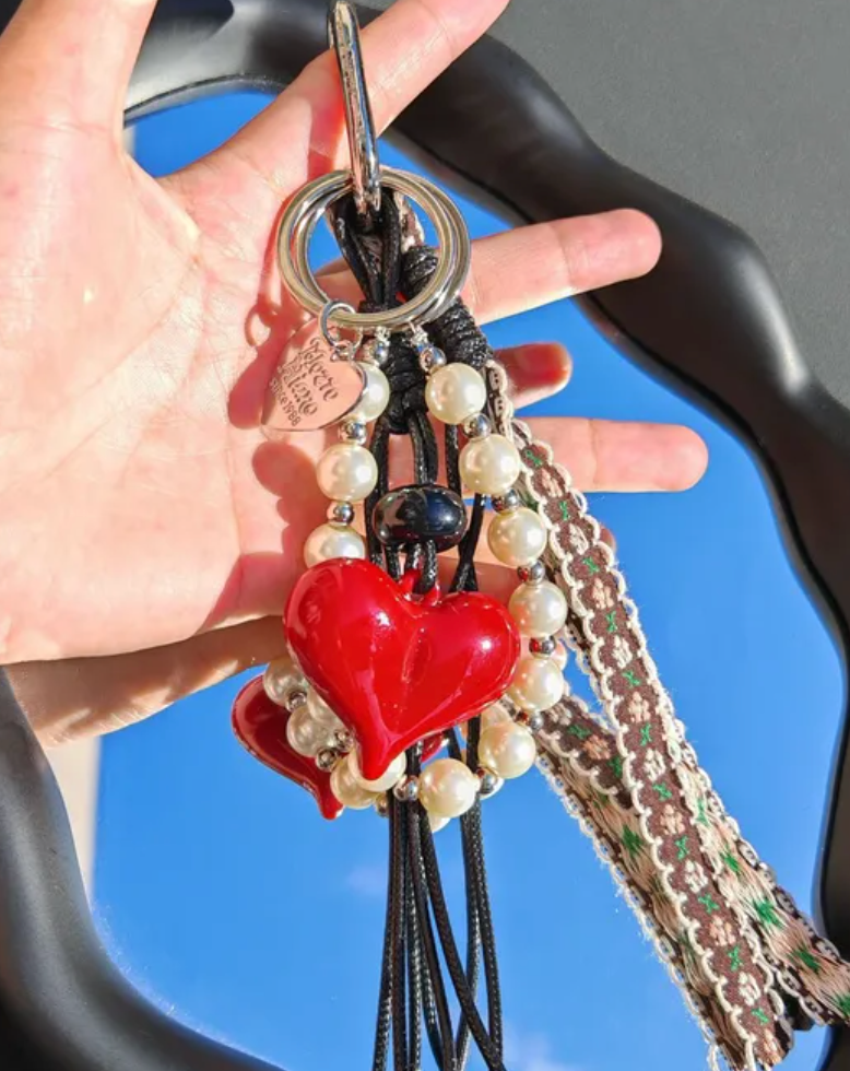 Bag Charm Cœur Créatif – Studio J