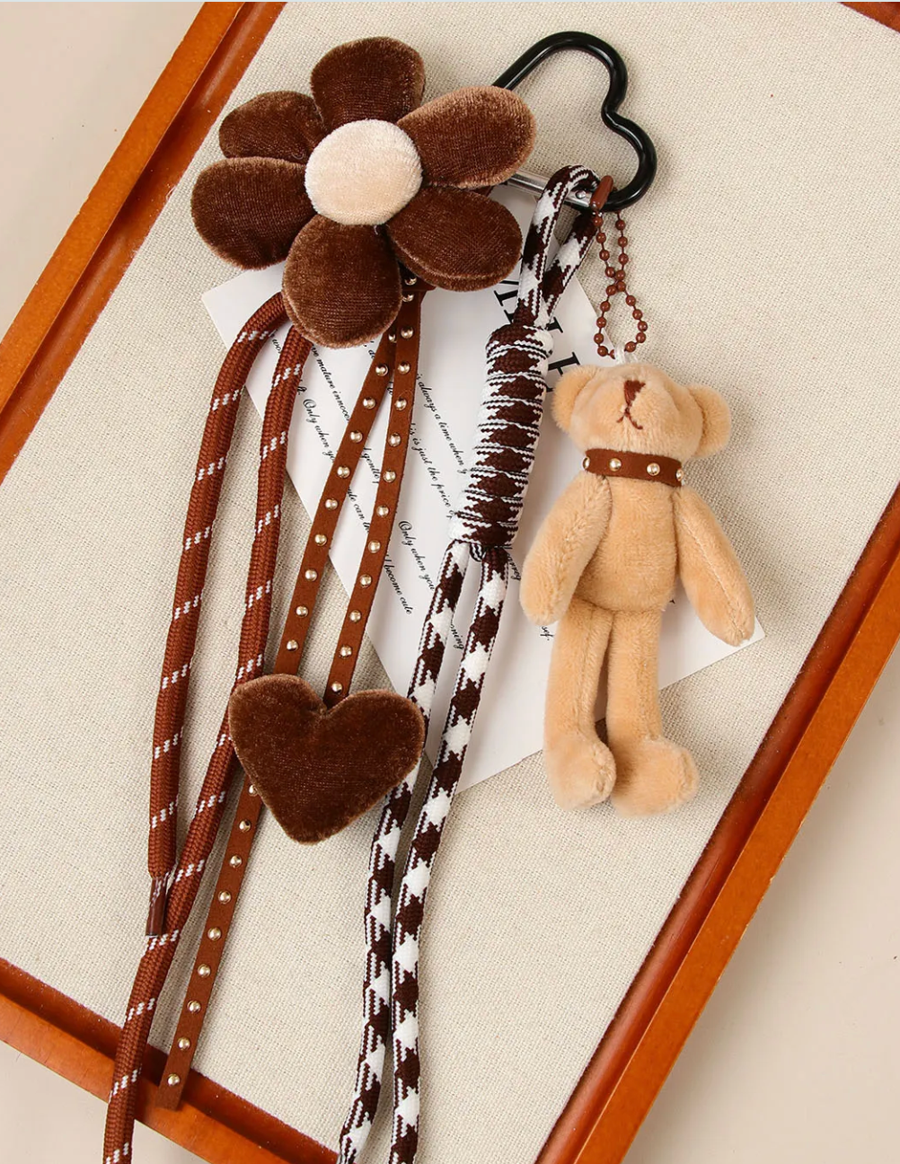 Bag Charm Peluche Ourson – Studio J