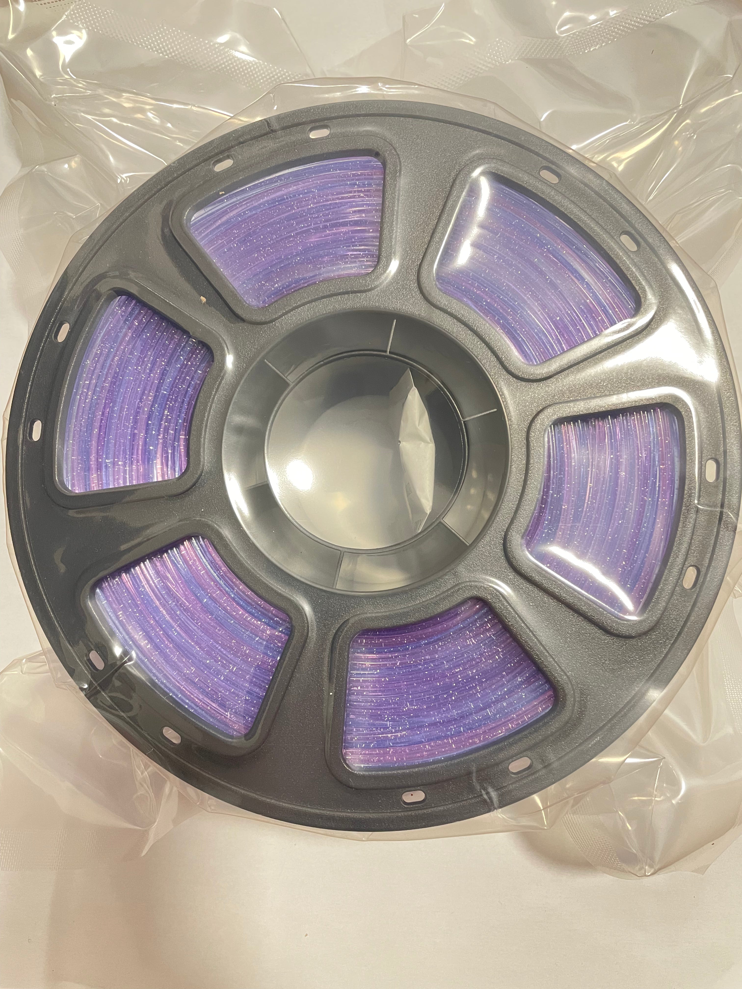 Filament 3D PLA Crystal – 1.75 mm – 1 kg - Violet Bleu - Studio J